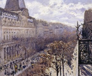 Az olaszok körútja, 1880. alkotó: Gustave Caillebotte