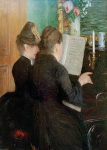 A zongoraóra alkotó: Gustave Caillebotte