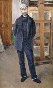 Pierre Rabot portréja, egész alakos; Pierre Rabot portréja; Lábban, 1893 alkotó: Gustave Caillebotte