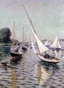 Regatta Argenteuilban, 1893. alkotó: Gustave Caillebotte