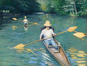 Skiffs alkotó: Gustave Caillebotte