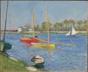 A Szajna Argenteuil-ban, 1882 alkotó: Gustave Caillebotte