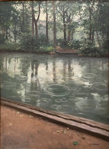 A Yerres, az eső hatása, 1875. Gustave Caillebotte alkotó: Gustave Caillebotte