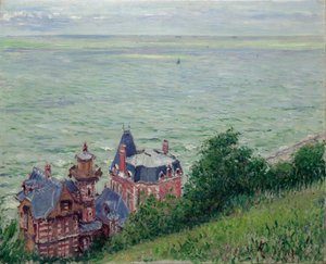 Villák Trouville-ben alkotó: Gustave Caillebotte