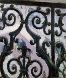 Kilátás az erkélyről - Kilátás az erkélyről - Gustave Caillebotte (1848-1894) festménye alkotó: Gustave Caillebotte