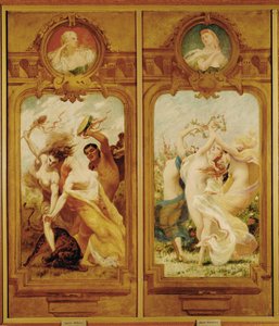 A Foyer de la Danse négy Boulanger-festményt tartalmaz, amelyeken egy Danse Bachique, Bacchanalia és egy danse champetre, egy country-tánc látható... (falfestmény). alkotó: Gustave Clarence Rodolphe Boulanger
