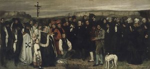 Egy temetés Ornansban Egy festmény emberi alakokról, egy ornansi temetés története, 1849-1850 alkotó: Gustave Courbet