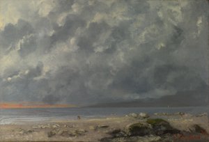 Tengerparti jelenet alkotó: Gustave Courbet