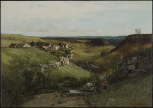 Ornans kastély alkotó: Gustave Courbet