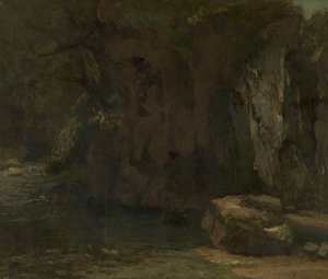 A La Loue-sziklák alkotó: Gustave Courbet