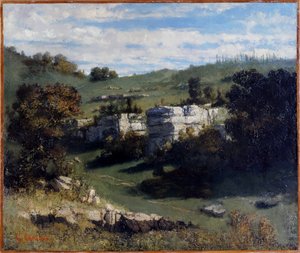 Francia: Paysage du Jura
Német: Landschaft des Jura alkotó: Gustave Courbet