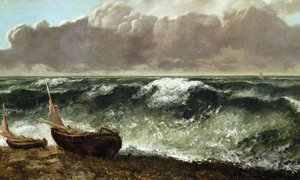 Le Vague, 1869/70 körül (olaj, vászon) alkotó: Gustave Courbet