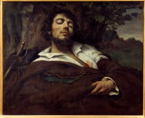 Gustave Courbet (1819-1877) Wesse ember festménye 1844 V. 0,81x0,97 m Párizs, Orsay Múzeum alkotó: Gustave Courbet