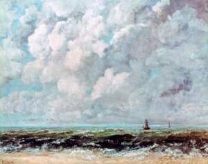 Tengeri táj, 1840-1877 alkotó: Gustave Courbet