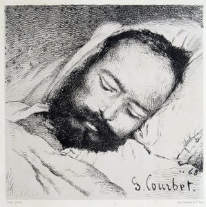 Proudhon halotti portréja, 1865.01.20. – Gustave Courbet alkotó: Gustave Courbet
