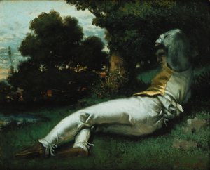 Nap; La Sieste, 1841-42 körül alkotó: Gustave Courbet