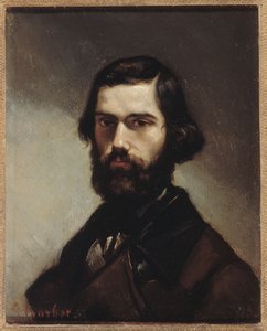 Jules Vallès (1832–1885) író portréja. alkotó: Gustave Courbet