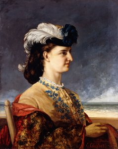 Károly grófné portréja, 1865 alkotó: Gustave Courbet