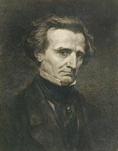 Hector Berlioz (1803-69) portréja, A. Gilbert metszete, megjelent a Gazette des Beaux-Arts-ban.