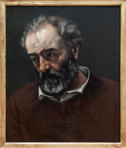 Paul Chenavard (1807-1895) francia festő portréja, Gustave Courbet (1819-1877) festménye. Fényképészet, KIM Youngtae, Lyon, Musee des Beaux Arts de Lyon. alkotó: Gustave Courbet
