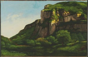 Sziklák Mouthiernél alkotó: Gustave Courbet