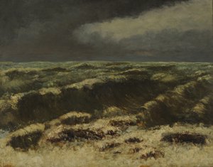 Viharos tenger Viharos tenger. alkotó: Gustave Courbet