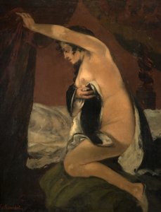 Tanulmány a Vénuszról a Vénuszban és a pszichében, 1865. alkotó: Gustave Courbet