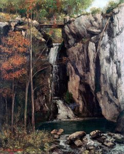 A szakadék kagylónál, 1864 alkotó: Gustave Courbet