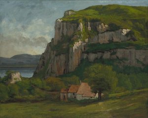 Hautepierre szikla, 1869 körül alkotó: Gustave Courbet