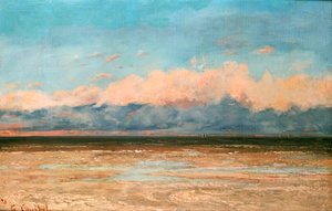 Tenger Palavasnál, 1870 alkotó: Gustave Courbet