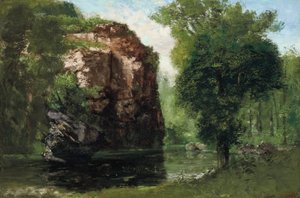 A csendes folyó alkotó: Gustave Courbet