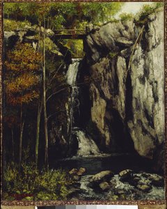 Gour de Conche bukása, Myon (olaj, vászon alkotó: Gustave Courbet