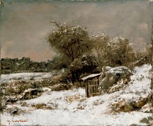 Téli jelenet, 1855 után alkotó: Gustave Courbet