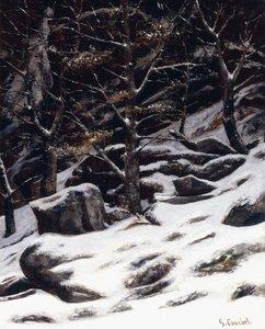 Tél, 1873 körül alkotó: Gustave Courbet