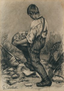 Fiatal kőtörő, 1864-1865 alkotó: Gustave Courbet