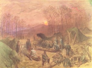 Katonai tábor alkotó: Gustave Dore