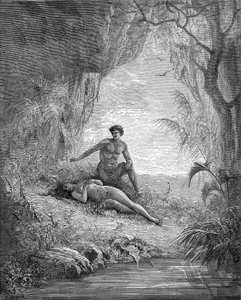 Ádám és Éva – Biblia alkotó: Gustave Dore