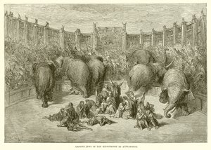 Fogságban lévő zsidók az alexandriai Hippodromban alkotó: Gustave Dore