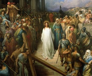 Krisztus elhagyja a Praetoriumot Christ quittant le prétoire, 1874 és 1880 között. alkotó: Gustave Dore