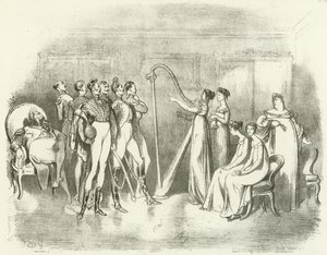 Corinna vagy Vocal Charms 1810 (mélynyomás) alkotó: Gustave Dore