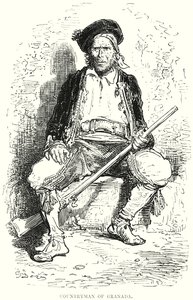 Granadai földműves (metszet) alkotó: Gustave Dore