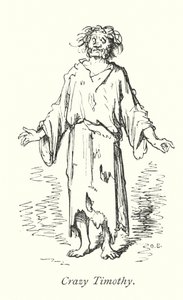Őrült Timothy (metszet) alkotó: Gustave Dore
