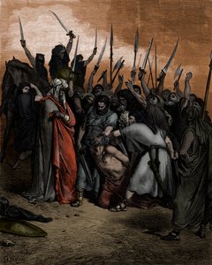 Agag halála Dorétól – Biblia alkotó: Gustave Dore