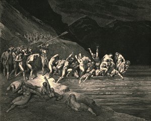 Hasonló módon Adams gonosz fiasítása, 1890. alkotó: Gustave Dore