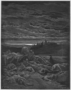 Gustave Dore Biblia: Jerubbaal fiainak halála alkotó: Gustave Dore