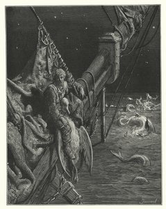 Gustave Dore illusztrációja Coleridge Rime of the Ancient Mariner című művéhez (metszet) alkotó: Gustave Dore