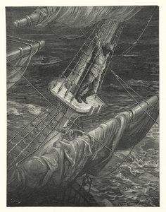 Gustave Dore illusztrációja Coleridge Rime of the Ancient Mariner című művéhez (metszet) alkotó: Gustave Dore