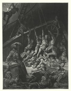 Gustave Dore illusztrációja Coleridge Rime of the Ancient Mariner című művéhez (metszet) alkotó: Gustave Dore