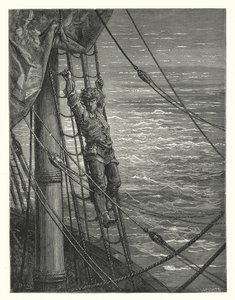 Gustave Dore illusztrációja Coleridge Rime of the Ancient Mariner című művéhez (metszet) alkotó: Gustave Dore