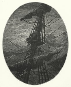 Gustave Dore illusztrációja Coleridge Rime of the Ancient Mariner című művéhez (metszet) alkotó: Gustave Dore
